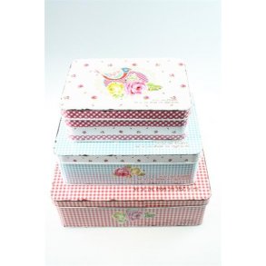 Metal Dser. St af 3 stk.