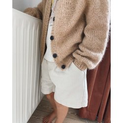PetiteKnit - Novice Cardigan Junior - Chunky Edition - Enkeltopskrift