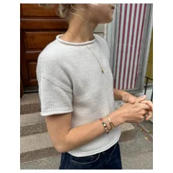 Petiteknit - Cloud Tee - Enkeltopskrift