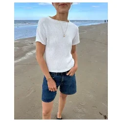 Petiteknit - Cloud Tee - Enkeltopskrift