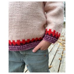 Petiteknit - Cross Sweater Junior - Enkeltopskrift