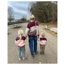 Petiteknit - Cross Sweater Junior - Enkeltopskrift