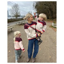 Petiteknit - Cross Sweater - Enkeltopskrift