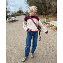 Petiteknit - Cross Sweater - Enkeltopskrift
