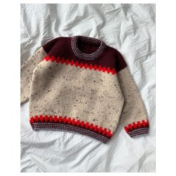 Petiteknit - Cross Sweater Junior - Enkeltopskrift