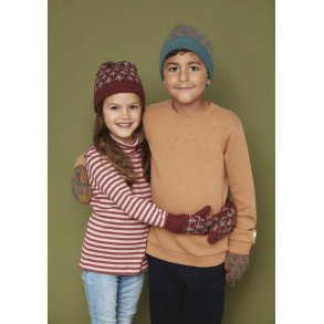 Sandnes Garn - CECILIE SKOG #3_3 VOTTER OG LUE TIL BARN - Enkeltopskrift