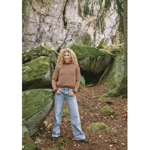 Sandnes garn - CECILIE SKOG #2 TRR RAGLANGENSER TIL DAME - Enkeltopskrift