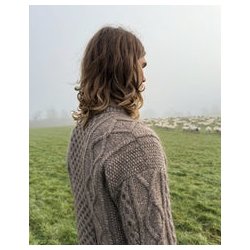 PetiteKnit - Dagmar Zipper Sweater Man - Enkeltopskrift