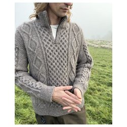 PetiteKnit - Dagmar Zipper Sweater Man - Enkeltopskrift