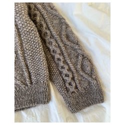 Petiteknit - Dagmar Zipper Sweater - Enkeltopskrift