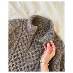 Petiteknit - Dagmar Zipper Sweater - Enkeltopskrift