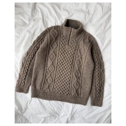 PetiteKnit - Dagmar Zipper Sweater Man - Enkeltopskrift