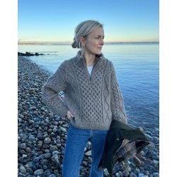 Petiteknit - Dagmar Zipper Sweater - Enkeltopskrift