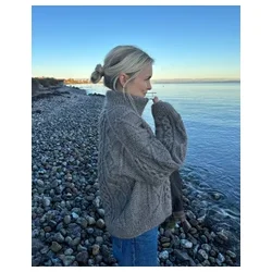 Petiteknit - Dagmar Zipper Sweater - Enkeltopskrift