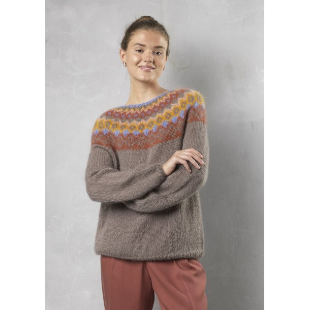 Dolce "bld sweater i sprde farver" - Cewec - Enkeltopskrift nr 4621