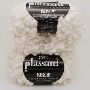 Plassard Bibop Effektgarn - Fv. 71 Hvid  