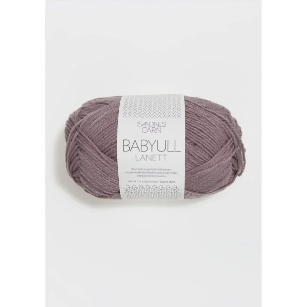 Sandnes - Babyull Lanett Farve 4331 Duset Lilla