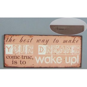 Metal Skilt - The best way to.. (no. 04)