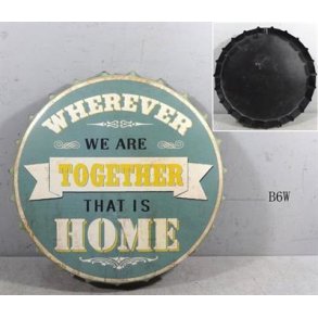 Metalskilt - Home  (Nr 265)