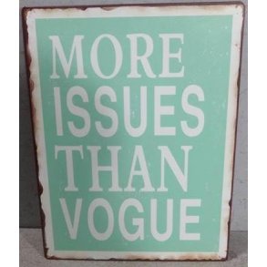 Metalskilt - More issues  (Nr 238)