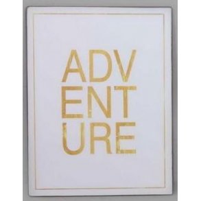 Metalskilt -Adventure  ( Nr 148)