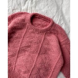 Petiteknit - Esther Sweater baby - Enkeltopskrift