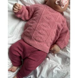 Petiteknit - Esther Sweater baby - Enkeltopskrift