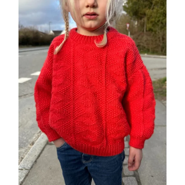 Petiteknit - Esther Sweater Junior - Enkeltopskrift