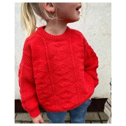 Petiteknit - Esther Sweater Junior - Enkeltopskrift