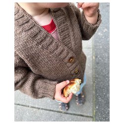 Petiteknit - Eva Cardigan Junior - Enkeltopskrift