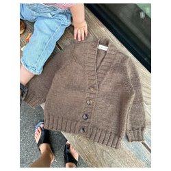 Petiteknit - Eva Cardigan Junior - Enkeltopskrift