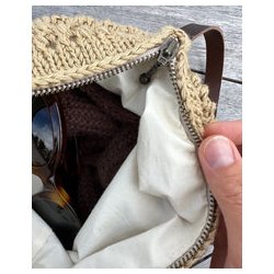 Petiteknit - For til Taske med rund bund - � 58 cm. Natur