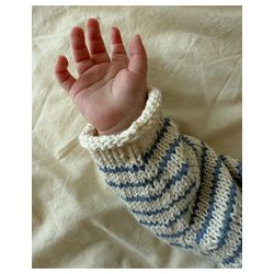 Petiteknit - Frankie Sweater Baby - Enkeltopskrift