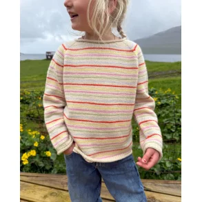 Petiteknit - Frankie Sweater Junior - Enkeltopskrift