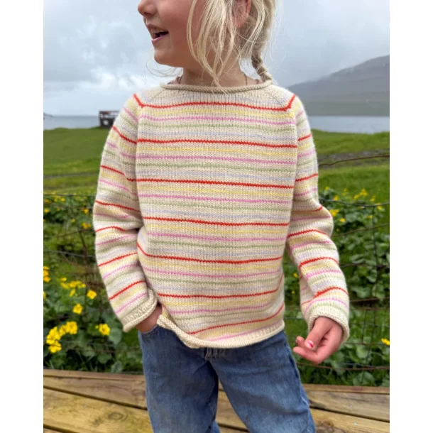 Petiteknit - Frankie Sweater Junior - Enkeltopskrift