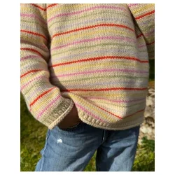 Petiteknit - Frankie Sweater Junior - Enkeltopskrift