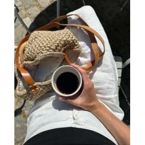 Petiteknit - For til Taske med rund bund - � 68 cm. Natur