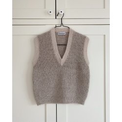 PetiteKnit - Friday Slipover V-neck - Enkeltopskrift