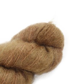 Fluffy Mohair Solids H�ndfarvet 39 Camel