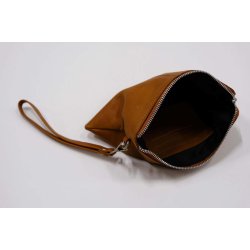 Alpha - Clutch i lder - Brun