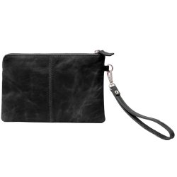 Alpha - Clutch i lder - Sort 