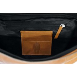 Miko - Bumbag i brunt l�der - Large