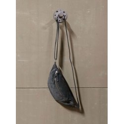 Miko - Bumbag i gr� ruskind - Small 