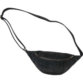 Miko - Bumbag i gr� ruskind - Small 