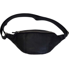 Miko - Bumbag i antik sort l�der - Small