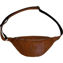 Miko - Bumbag i brunt l�der - Large