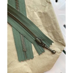 YKK Lynls 6mm Antik Messing 20 / 35 / 45 cm JgergrnIArmy