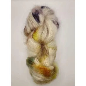 Handdyed - Tyk Mohair Fv. 01 Multi