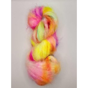 Handdyed - Tyk Mohair Fv. 16 Multi