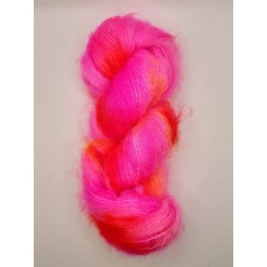 Handdyed - Tyk Mohair Fv. 17 Multi